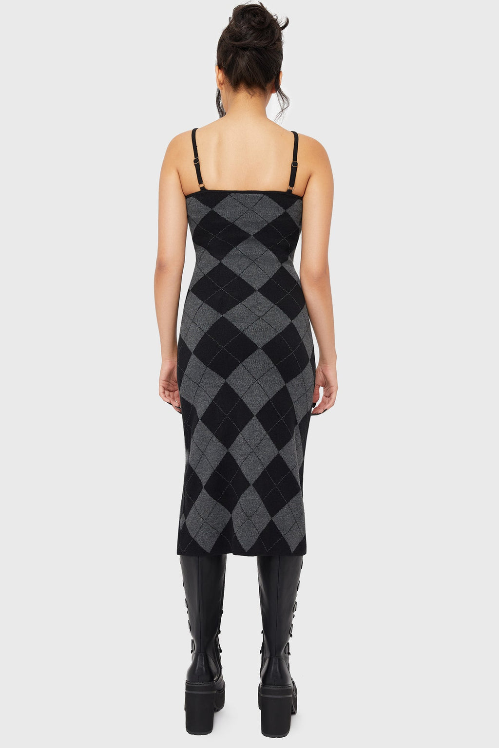Twilight Argyle Midi Dress