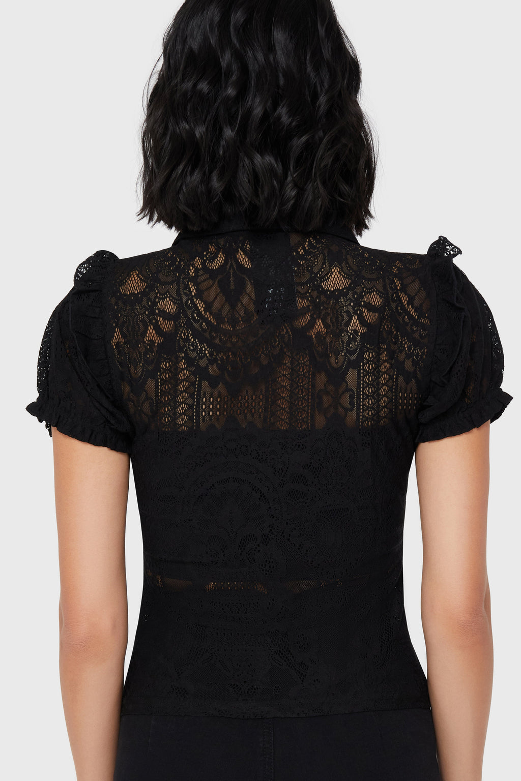 Vexina Lace Collar Blouse