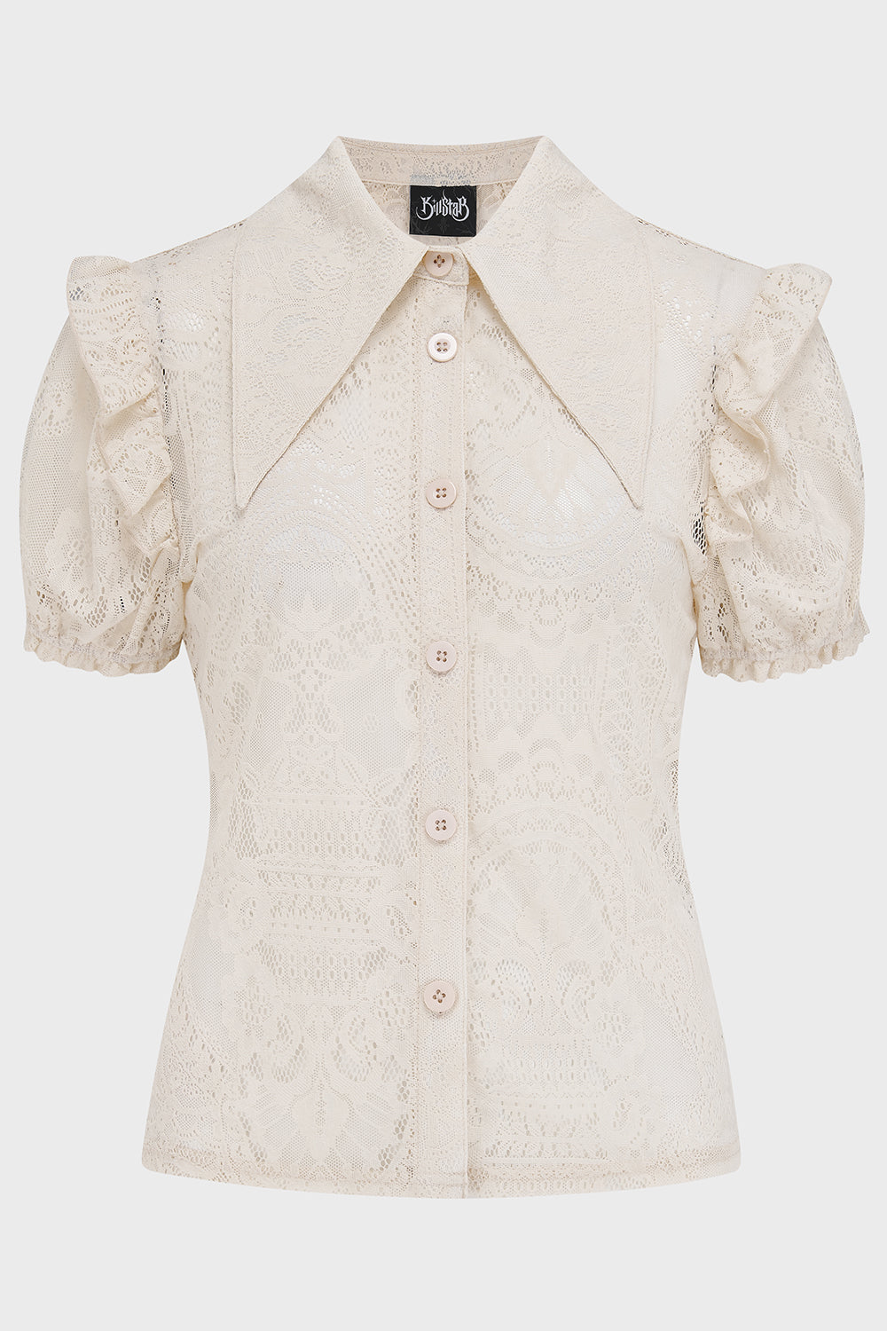 Vexina Collar Blouse Ivory