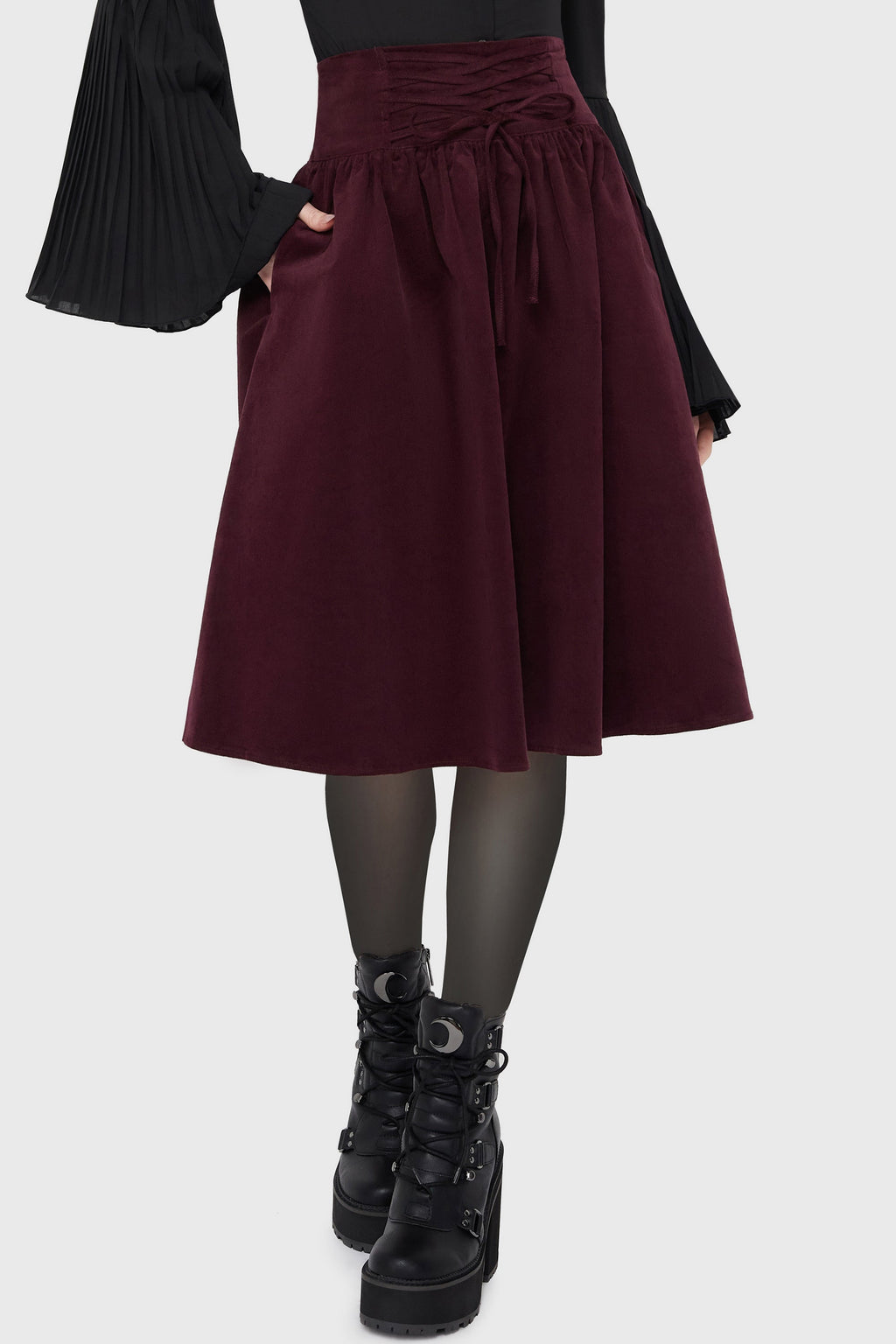 Violet's Ballad Midi Skirt Mauve