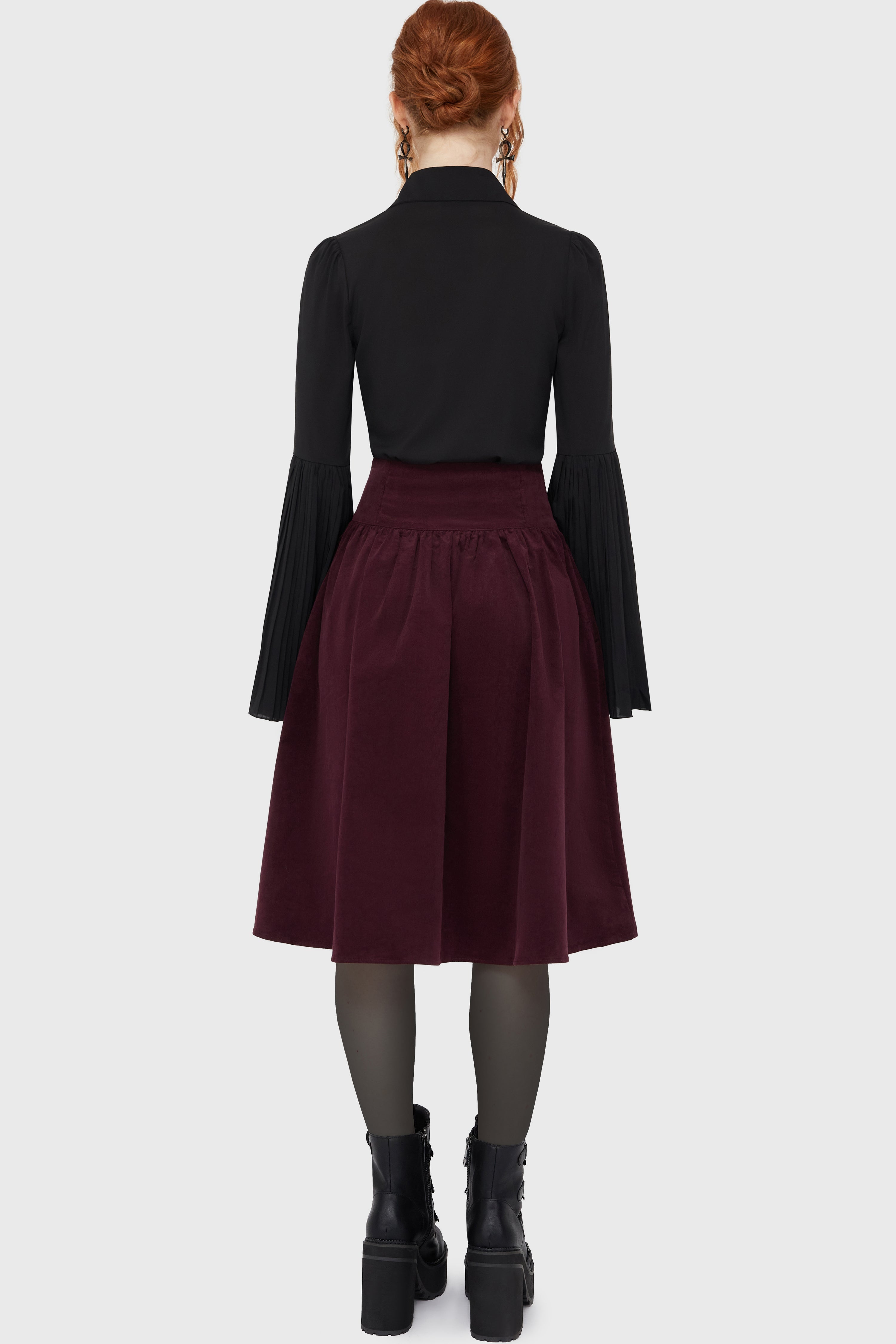 Violet's Ballad Midi Skirt Mauve