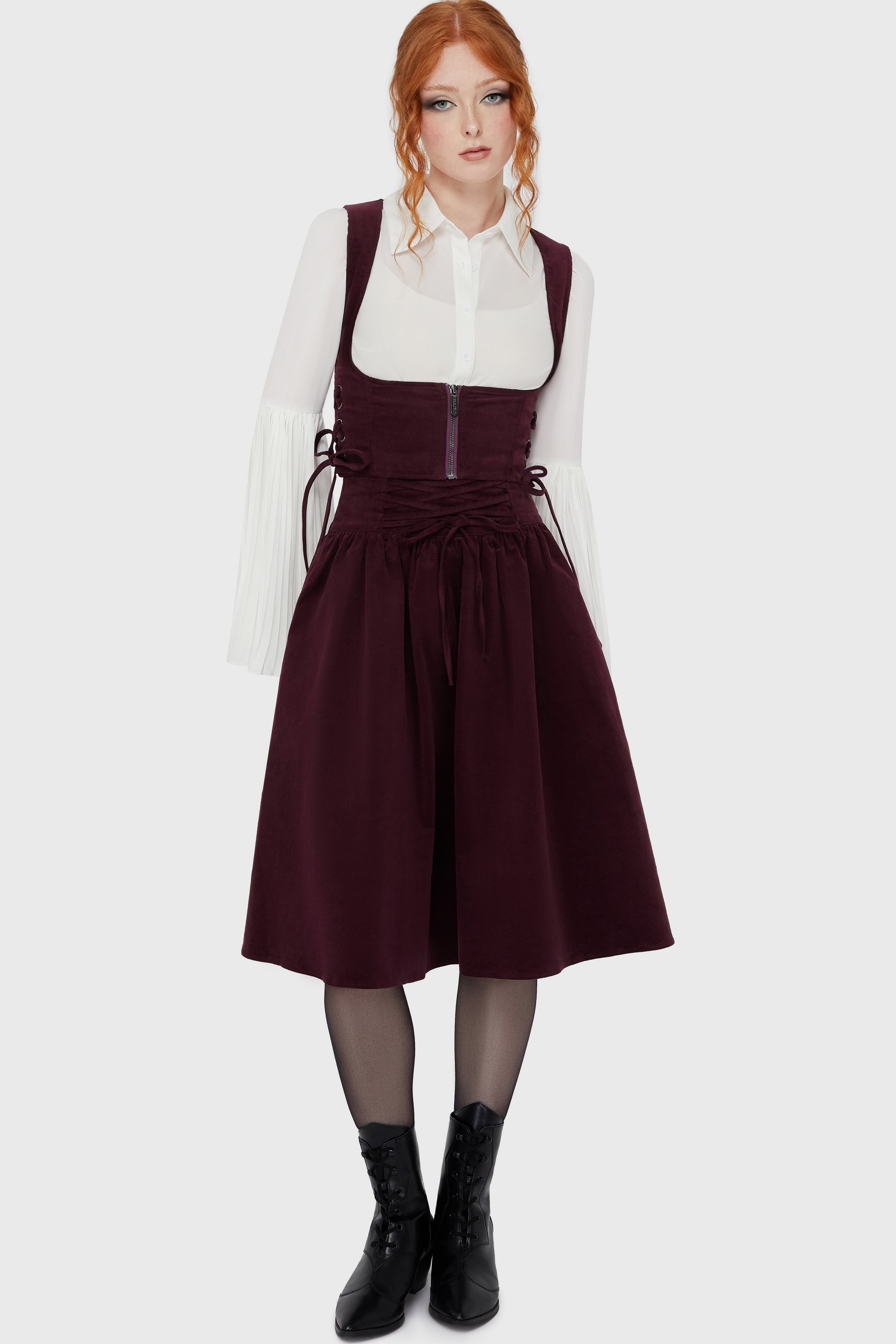 Violet's Ballad Underbust Corset Mauve