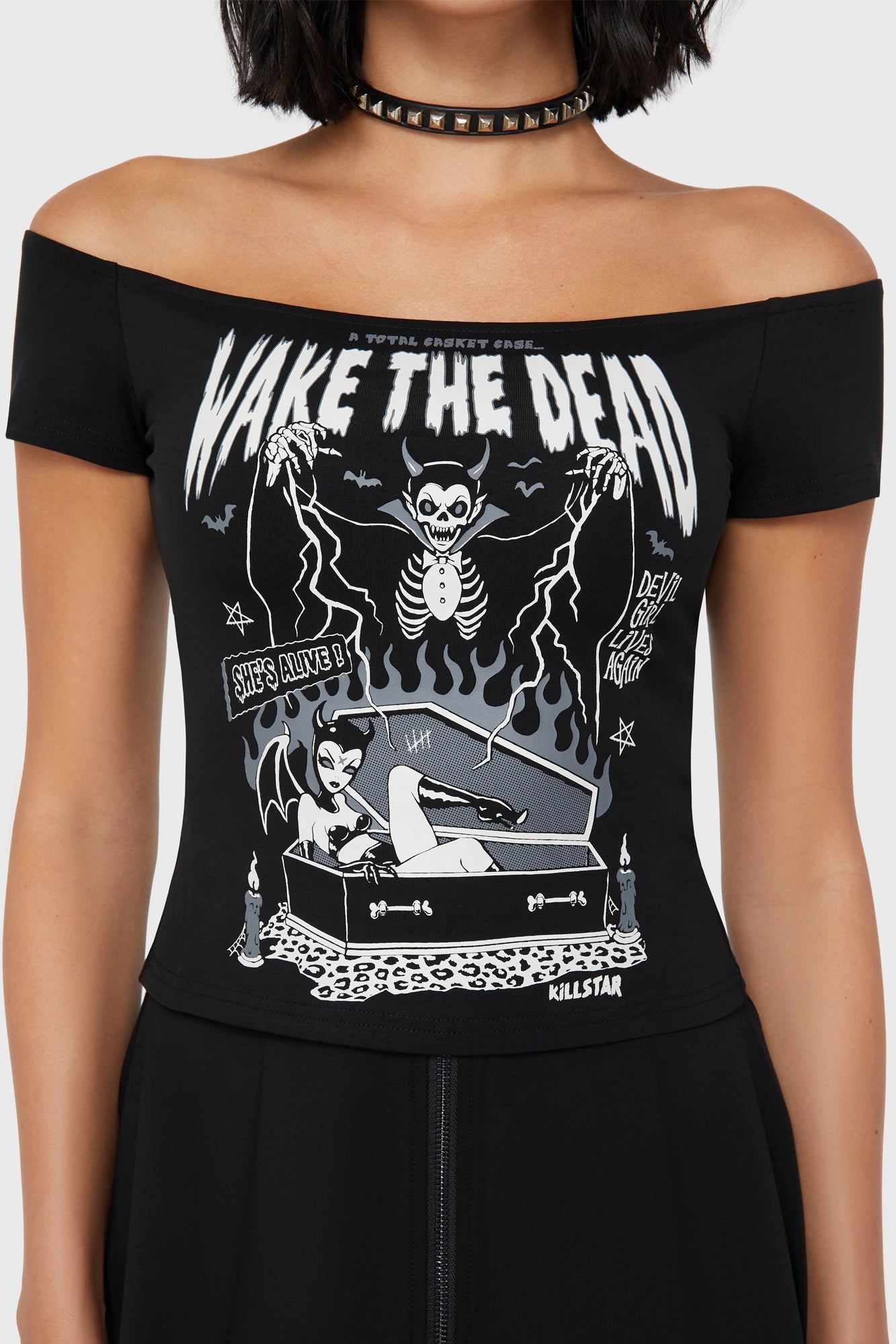 Wake The Dead Bardot Top